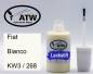 Preview: Fiat, Bianco, KW3 / 268: 20ml Lackstift, von ATW Autoteile West.